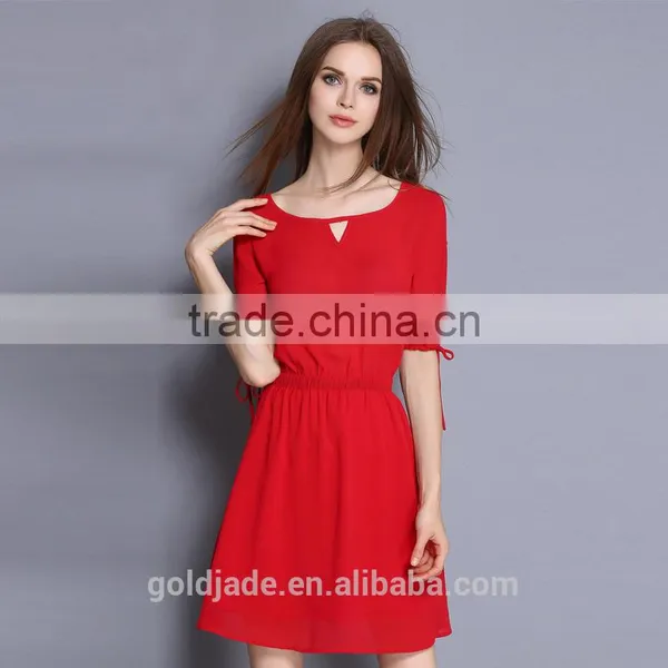 2017 Ladies Fashion New Design High Quality Casual Trendy Dresses photo-2