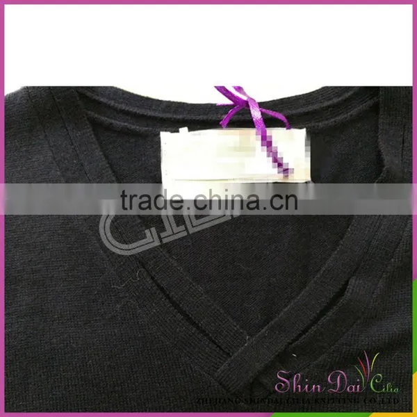 Good Factory Manufactures Winter v Shape Knitted Pullover Sweater photo-3