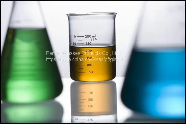 Graduated Glass Beaker Lab Glassware Customized Lab Glass Test Beaker for Laboratory photo-2
