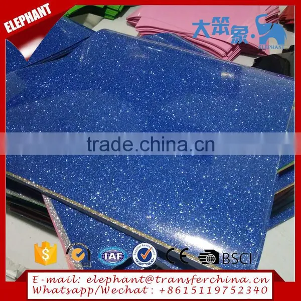 Wholesale 24 Colors Glitter Heat Transfer Vinyl Sheets photo-4