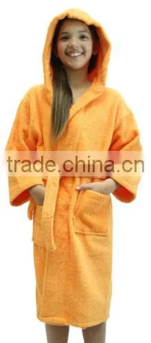 Kids Robe Bathrobe, Cotton Terry Bath Funny Robe photo-2