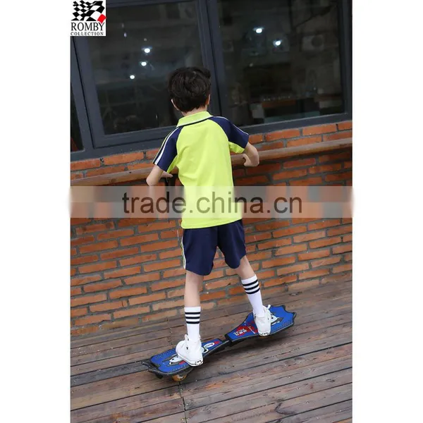 Malaysia Supplier Kids Clothing Wholesale Polo T Shirt School Uniform Fabric photo-6