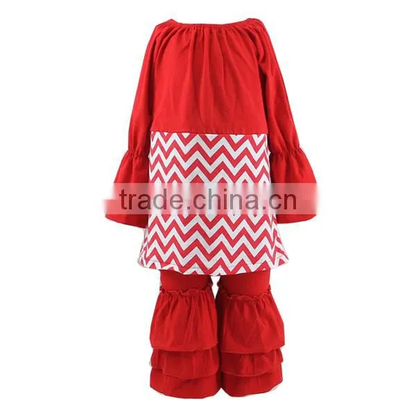 Baby Girls Fall Clothes Quarterfoil Christmas Boutique Girl Toddler Clothing photo-4