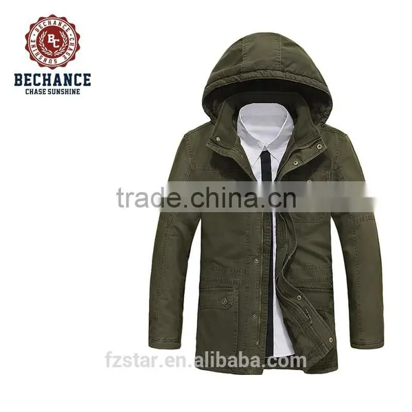 Men's Autumn Winter Warm Thick Casual Detachable Hood Padded Coat Plus Size Winter Jacket photo-4