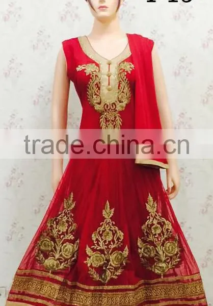 Embroidered Anarkali Suits photo-2