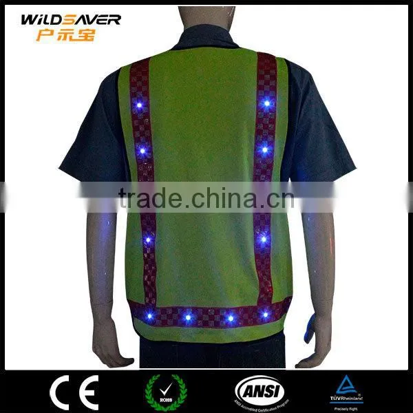 LED Clothing Sports Jersey Police Work Security Uniform photo-6