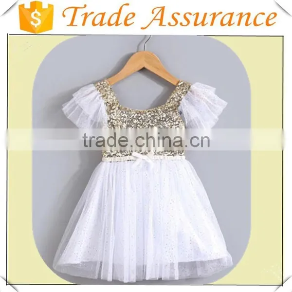 Hot Sale Design Party Dress Princess Sequins Toddler Tulle Lace Tutu Party Wear Western Dress From China photo-4