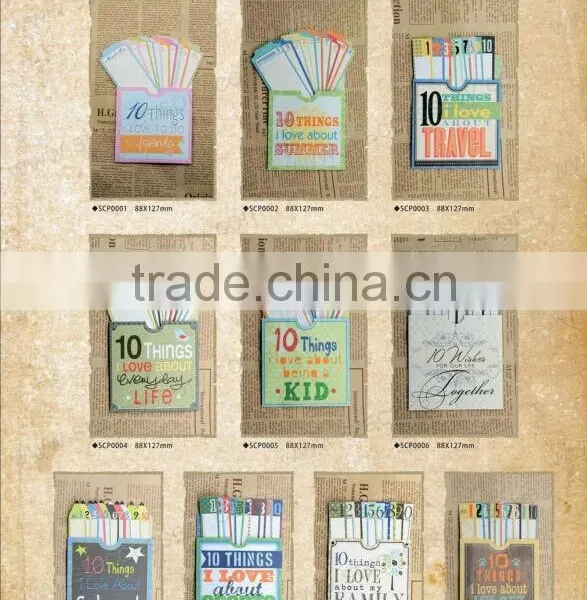 Wholesale Cheap Paper Chipboard Sticker photo-5