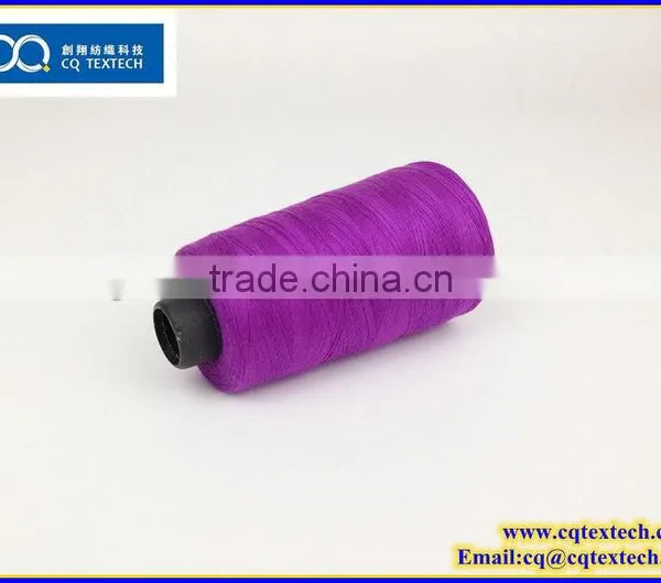 Hot Selling Low Shrinkage Dyed 40/2 Polyester Sewing Thread photo-2