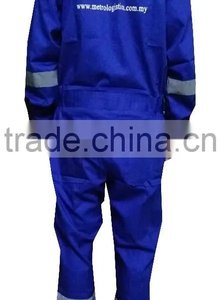 100% Cotton Flame-Retardant Safety Coverall, High Visibility Safety Workwear photo-3