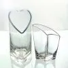 Glass Heart-shaped Vase