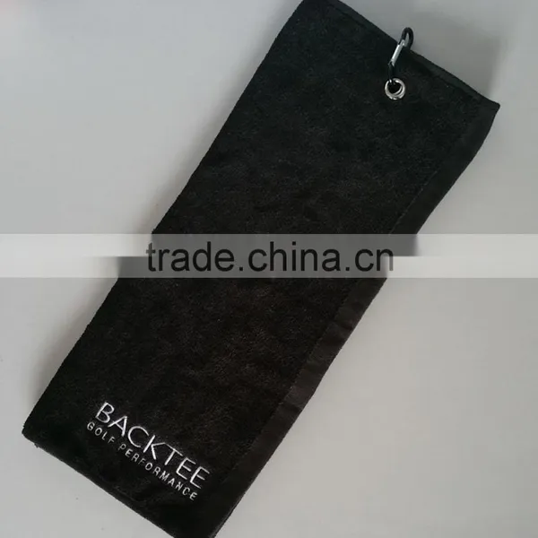 100% Cotton Terry Velour Golf Towels photo-3