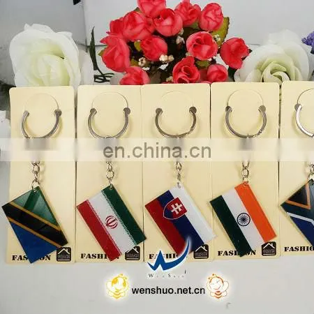 National Flag Fashion 3d Soft Stylish Pvc Key Ring