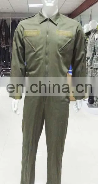 Hot Selling Olive Green 100% Cotton Professional Safety Coverall Workwear photo-2