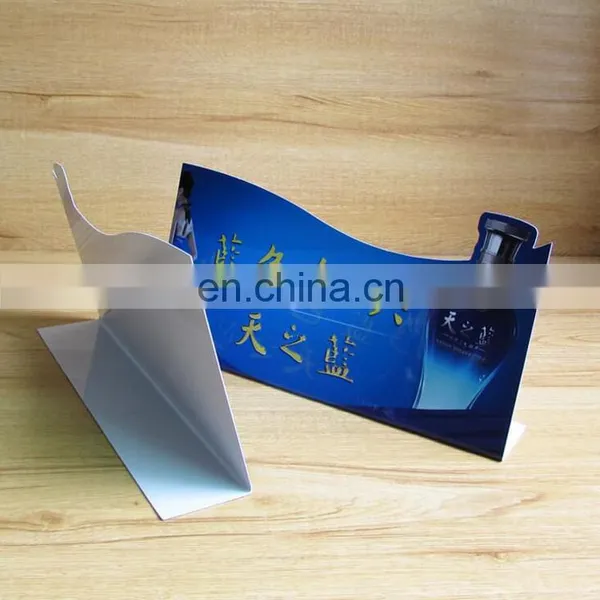 China Factory Wholesale Pvc Supermarket Price Card,plastic Advertising PVC Stand up Tag With Die Cut photo-3