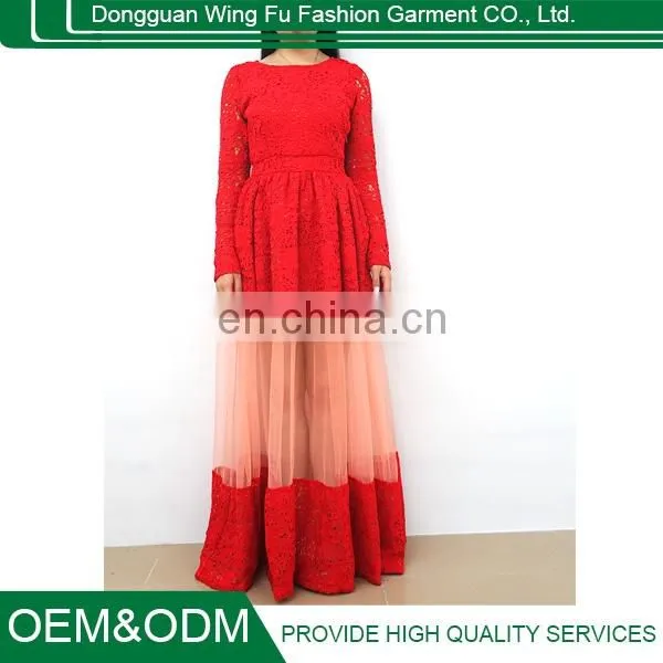 Lace Skirt Design Princess Style Long Dress Gauze Evening Dresses