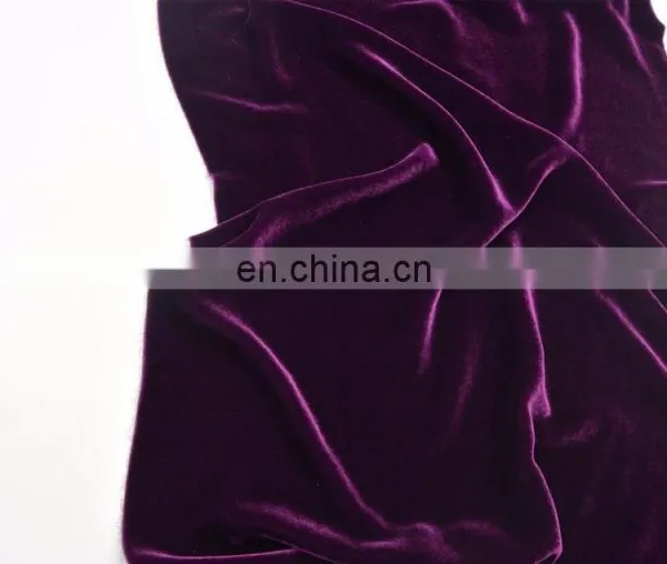 Hotselling Elegant Plain Color Dye Silk Velvet photo-2