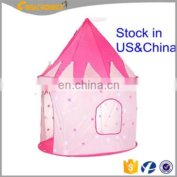 Kids Foldable Pop Up Play Tent Indoor Pink Dark Bule Play House Baby Outdoor Princess Castle Kid Play Tent photo-2