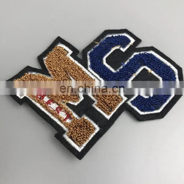 Wholesale Custom 100% Polyester Embroidery Chenille Patches For Clothing photo-5
