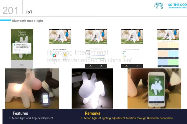 Bluetooth mood light