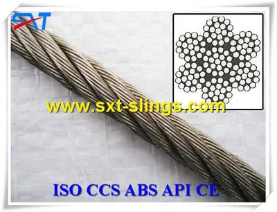 Galvanized Wire Rope 6*37+IWS photo-4