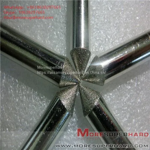 Carbide Processing by Electroplating Diamond Grinding Head Alisa@moresuperhard.com photo-4