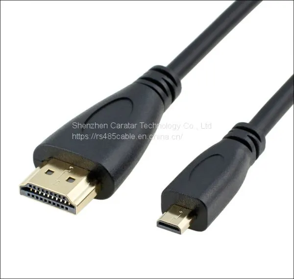Micro HDMI to HDMI D-type HD Cable With 14+1 Pure Copper Core Line for PC/tablet/camera photo-4