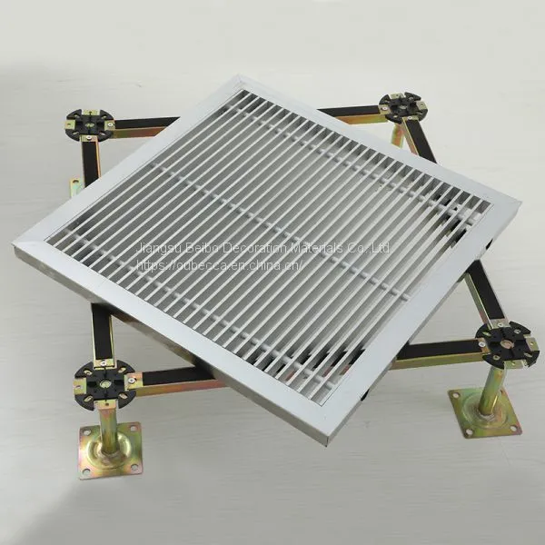 All-steel Ventilated Anti-static Raised Floor for Workshop, Office, Electronics Workshop and Clean Room 600 photo-2