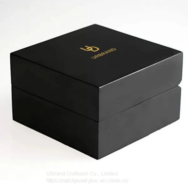 Custom Luxury Printed Logo Cheap Wood Watch Box With High Quality Packaging Box photo-4