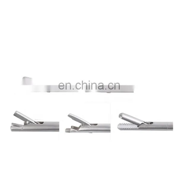 Autoclavable O Shaped Left Handed Needle Holder Forceps Endoscopic Instruments for Pets photo-2