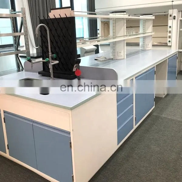 Chemical Resistant University Laboratory Workbench Lab Faucet Table Work Bench photo-3