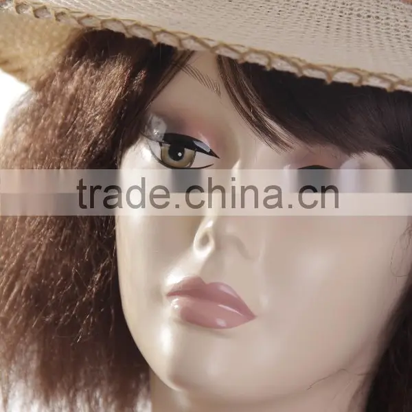 Fiberglass Female Head Mannequin Realistic Head Manikin Cheap Model H1032 photo-3