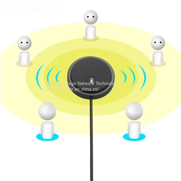 Hotrain FX208U Portable USB Interface Mini 360 Degree Omnidirectional Microphone Without Speaker photo-4