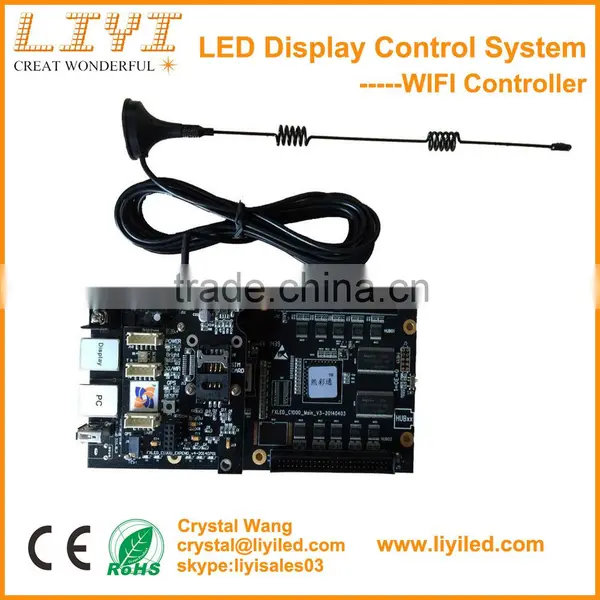 Wholesale Price W1 W2 Wireless Router Full Color Rgb WIFI Led Display Control Card