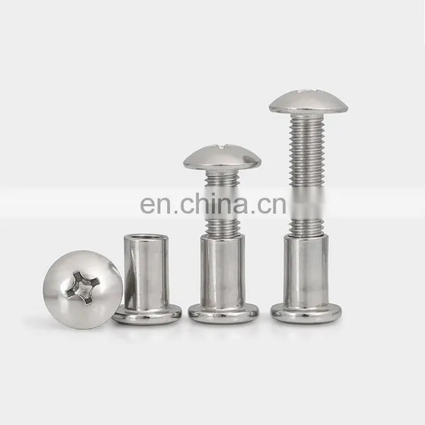 China Supplier Carbon Steel Chicago Screw Pan Head Binding Post Screw photo-3