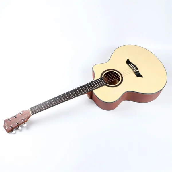 High Quality Plywood Acoustic Guitar 40 Inch OEM Guitar Made in China for Sale photo-2