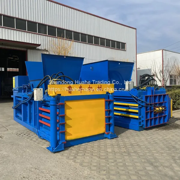 Waste Paper Carton and Paperboard Hydraulic Horizontal Packer Cans Paint Bucket Compressor photo-4