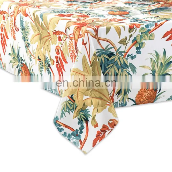 Hot Selling Bloom Flower Floral Wholesale Table Cloth