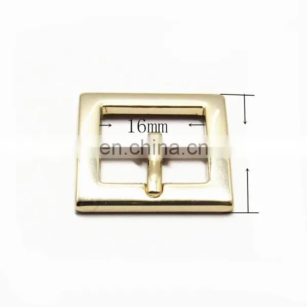 Custom 17mm Shoe Hardware Small Belt Metal Pin Buckle for Strap photo-2