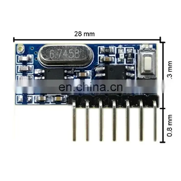 433 3-key EV1527 Learning Code Wireless rf 433mhz Remote Control Micro Transmitter Module photo-4