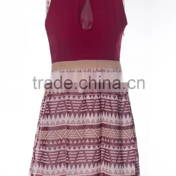Summer Casual Dress Fashion Dress Sleeveless Lady Dress photo-2