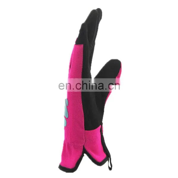 Factory Custom Women Household Synthetic Leather Anti Cut Resistant Working Safety Gardening Gloves photo-3