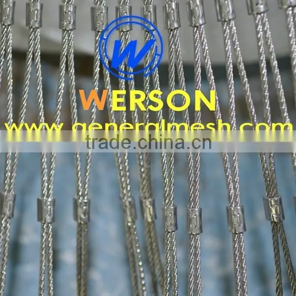 Flexible Stainless Steel Cable Mesh for Zoo Enclosures, Tensile Structure | Generalmesh photo-3