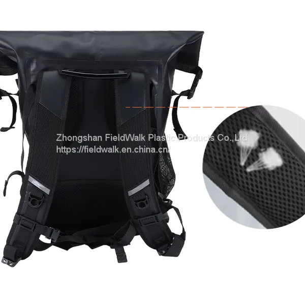 Custom Roll Top Waterproof Backpack Wetsuit Fins Dry Bag 35L For Freediving Spearfishing photo-3
