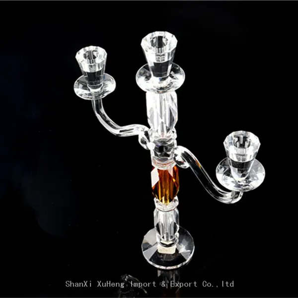 Hot Selling Wedding Candle Holder Ornament Crystal Headed Candle Holder Candle Stand photo-4