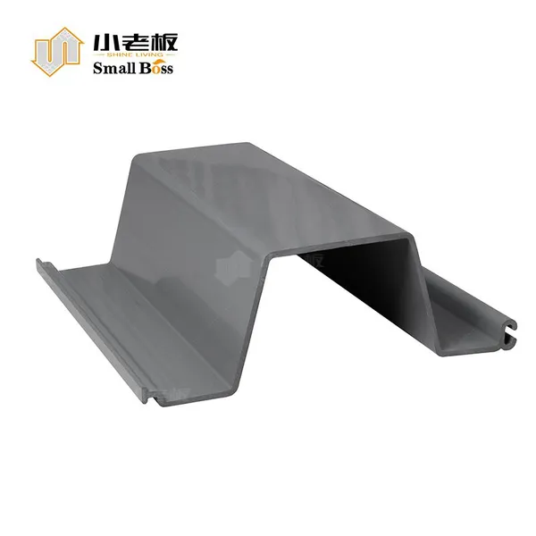 Model SU457 Grau Splice-Typ PVC-Plattenpfeiler - Hochwasserschutz & Kunststoffplattenpfeiler für Bauprojekte