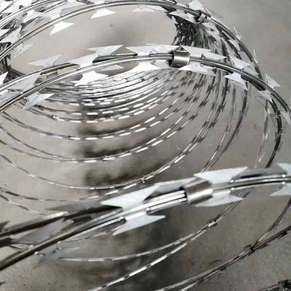 Heavy-Duty Galvanized Welded Razor Barbed Wire Mesh Fence Iron Wire Material