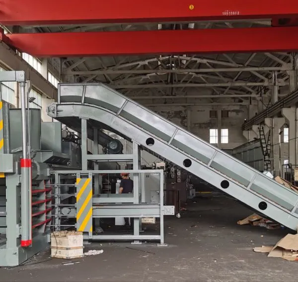 Automatic Baler Machine for Plastic Bottles UBC Cans Cardboard Recycling