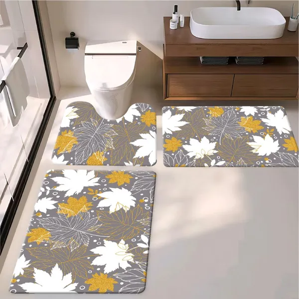 Ergonomic Anti-Fatigue Toilet Mat – Memory Foam Support for Standing Relief, Non Slip Bottom photo-5