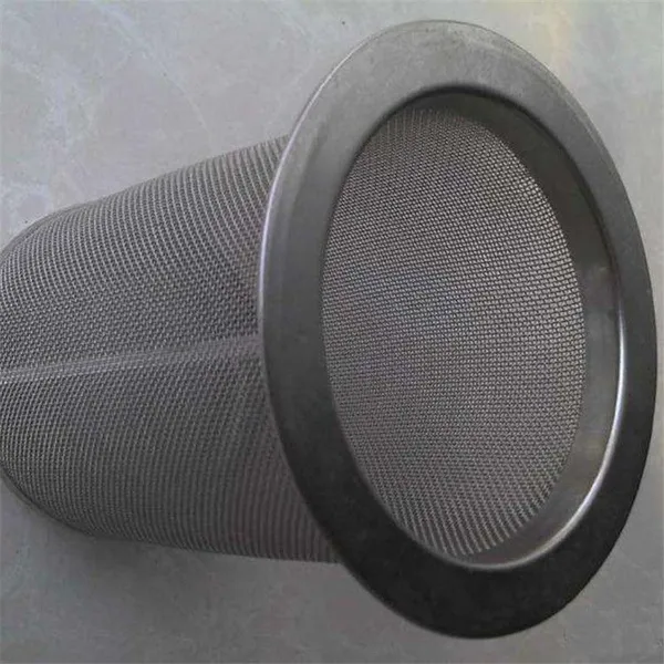Custom Size Stainless Steel Filter Cylinder Plain Weave Mesh With Bending Cutting Punching Service photo-4